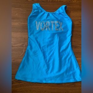 Bright blue tanktop